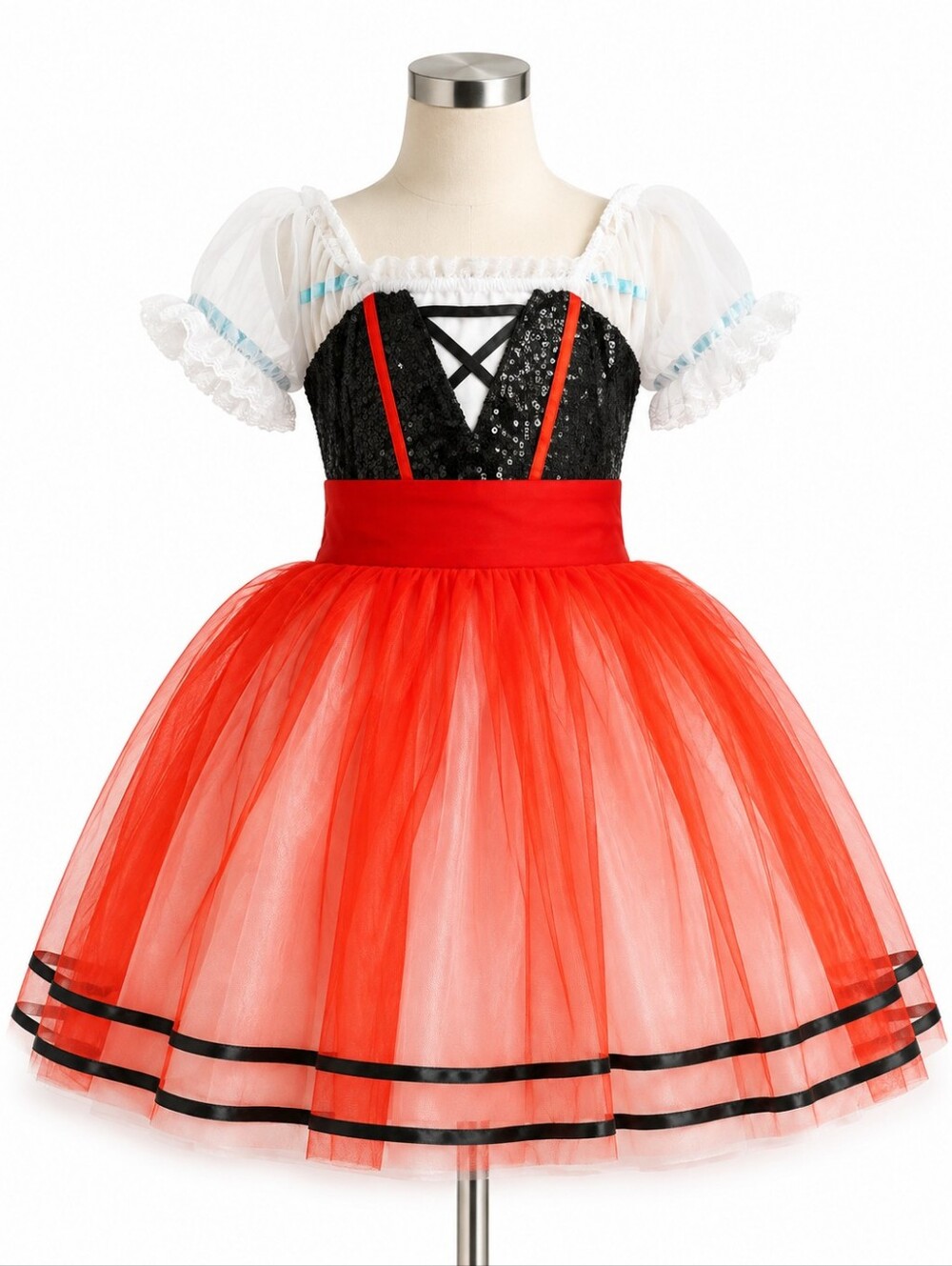 Curtain Call Women's Ballet Lyrical Costume Dress Sz S Little Red Riding Hood